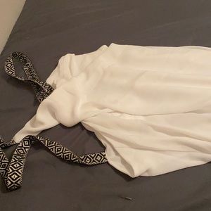 Womens brand new white midi dress size large
